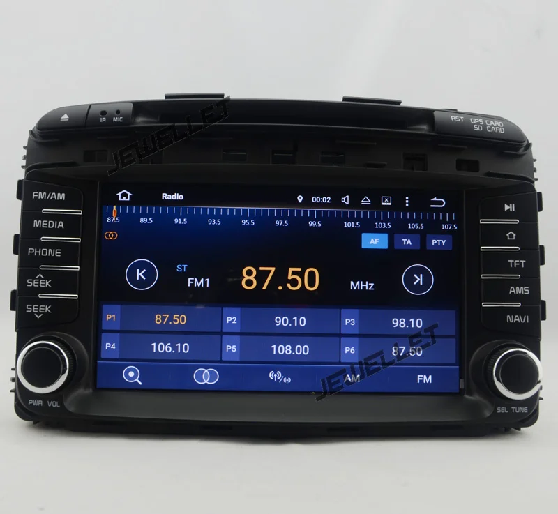 Excellent Quad core 1024*600 HD screen Android 9.0 Car DVD GPS radio Navigation for Kia Sorento 2015-2016 with 4G/Wifi DVR OBD 1080P 5