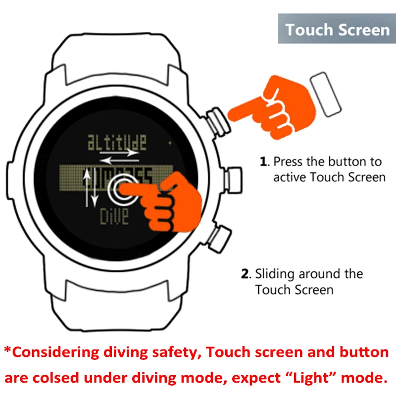 Preise Männer Taucher Uhr Wasserdicht 100m Smart Digitale uhr sport militär armee tauchen Uhr Höhenmesser Barometer Kompass uhr NORTHEDGE