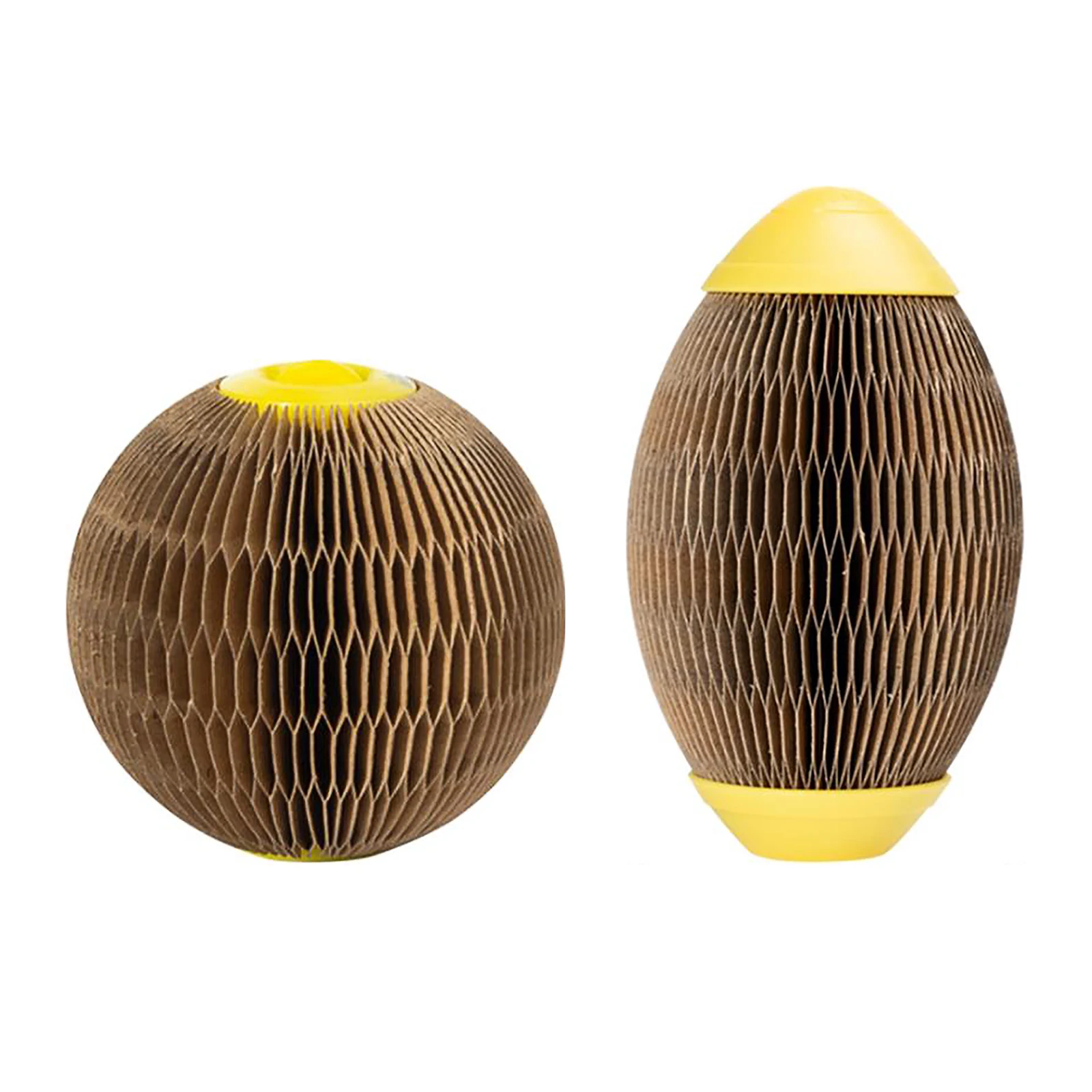 

Cardboard Scratch Ball Pet toy ball Kitten Toys Toys for Cats Oval Catnip Round Refillable Indoor Cat Interactive Toys