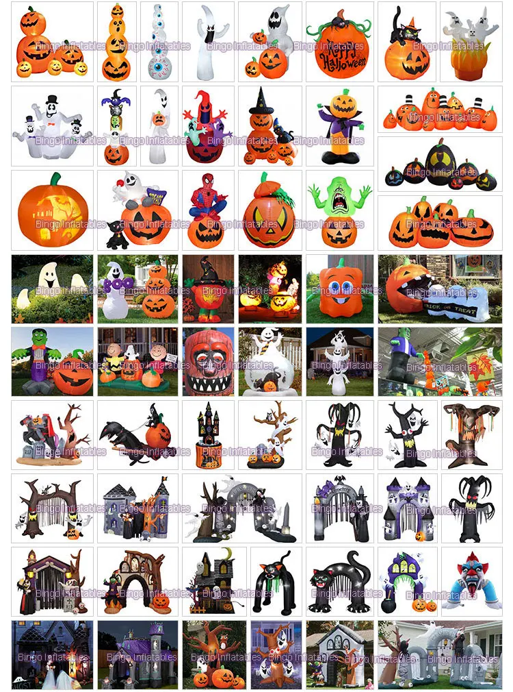 Customized 5 Meters high Inflatable ghost with LED light for Halloween party decoration / Carnival party supplies inflatable toy