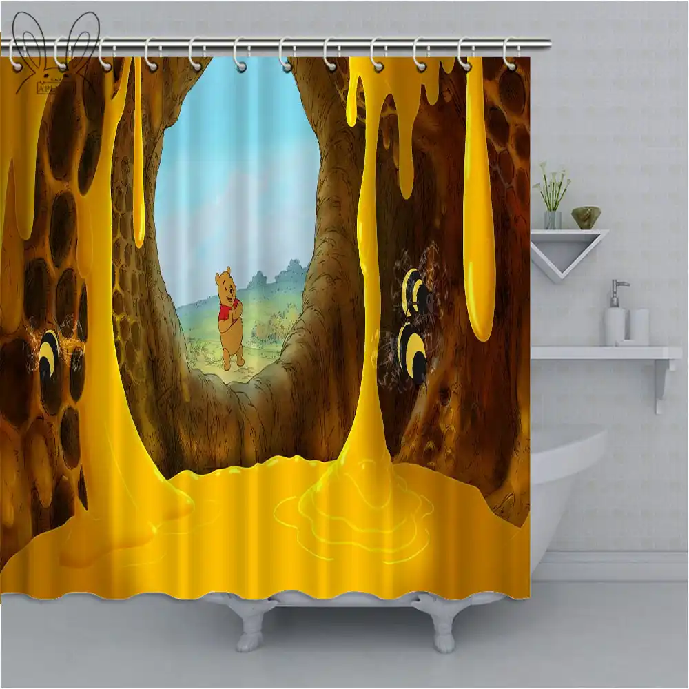 Bad Dusche Vorhange Winnie The Pooh Und Tigger Umweltfreundliche