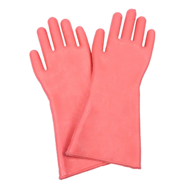 

Professional 12KV High Voltage Electrical Insulating Gloves 1 Pair Of Rubber Electrician Safety Gloves 40cm hot Dropshhiping