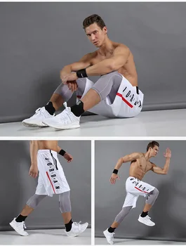 

Basketball Shorts 23 Running Sports Fitness Shorts Male Fifth Loose Summer Short Pants