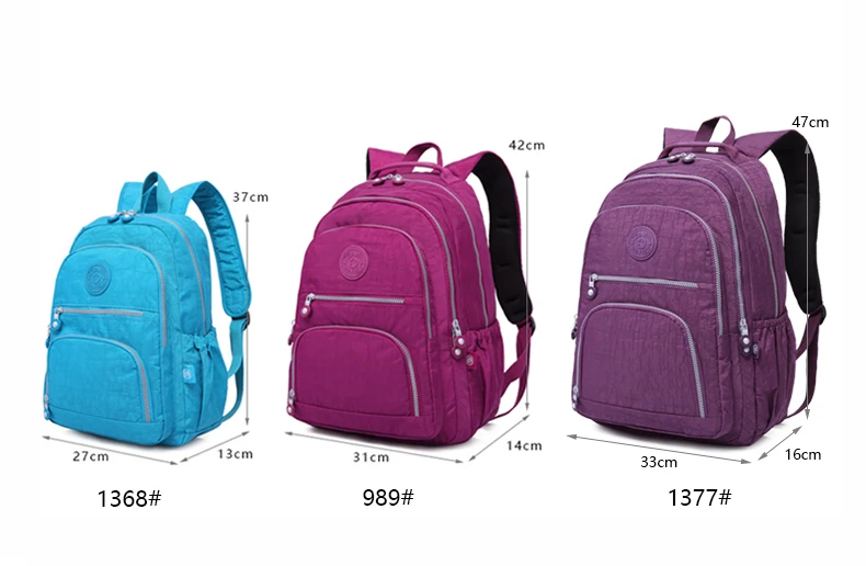 TEGAOTE Women Backpack School Bag for Teenage Girls Nylon Casual Laptop Bagpack Travel Bolsa Mochila Back Pack Kid 2021 Brand