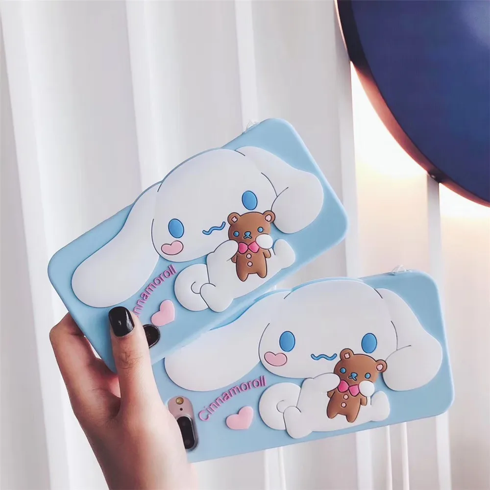 

Luxury cartoon 3D bear shockproof lanyard phone case for iPhone 11 Pro MAX X XS MAX XR 6s 7 8Plus soft silicone phone case Funda