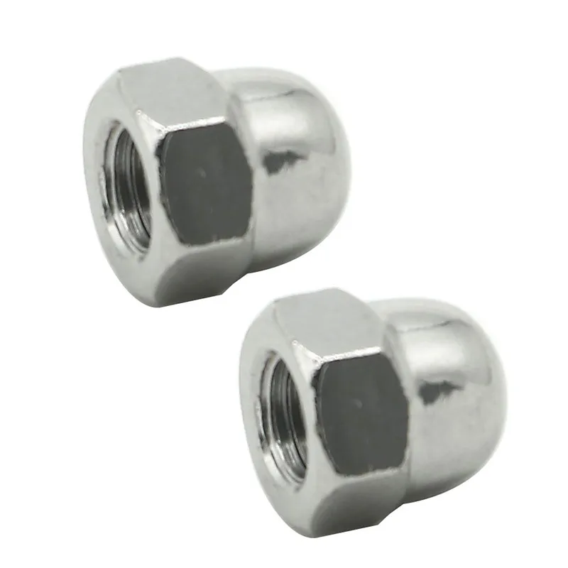 

4 Piece M6 M8 M10 thread Pitch Stainless Steel Plug Cap Nuts For Honda Yamaha Size 6mm x 1" / 8mm x 1.25" / 10mm x 1.25"