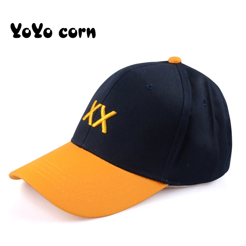 Yoyocor защита бейсболка Мужская бейсболка уличная строчка для мужчин и женщин пара моделей Корейская версия солнцезащитная Кепка - Цвет: Оранжевый