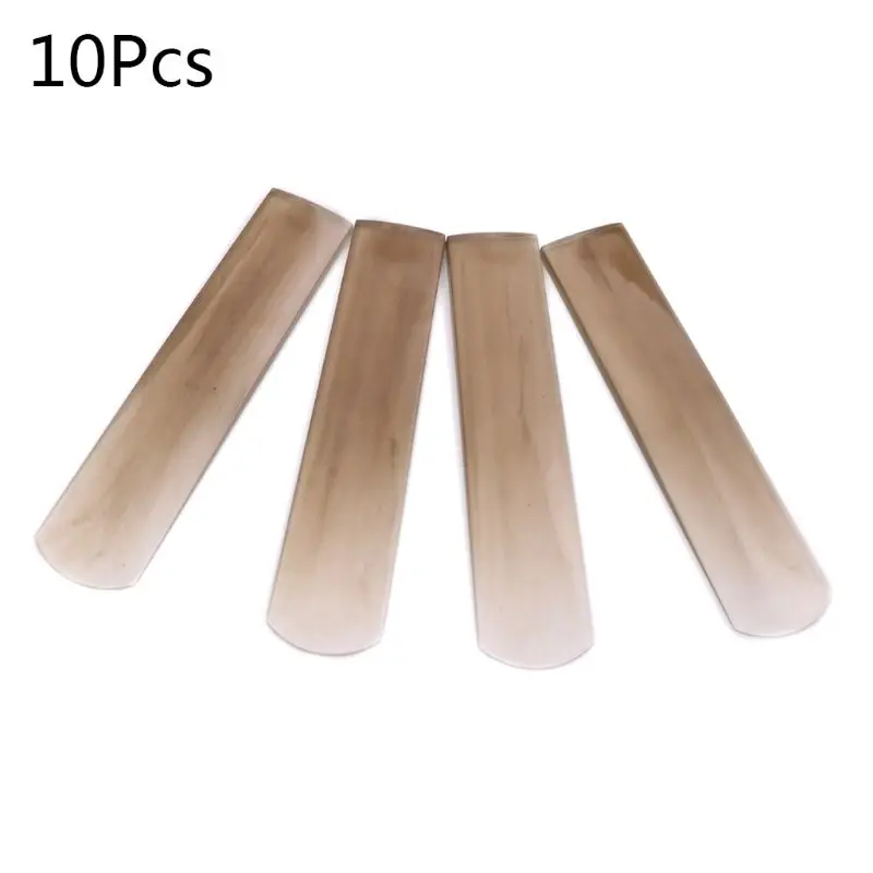 

10pcs Alto Sax Saxophone Plastic Reeds 2.5 Strength Anti Mildew for Woodwind
