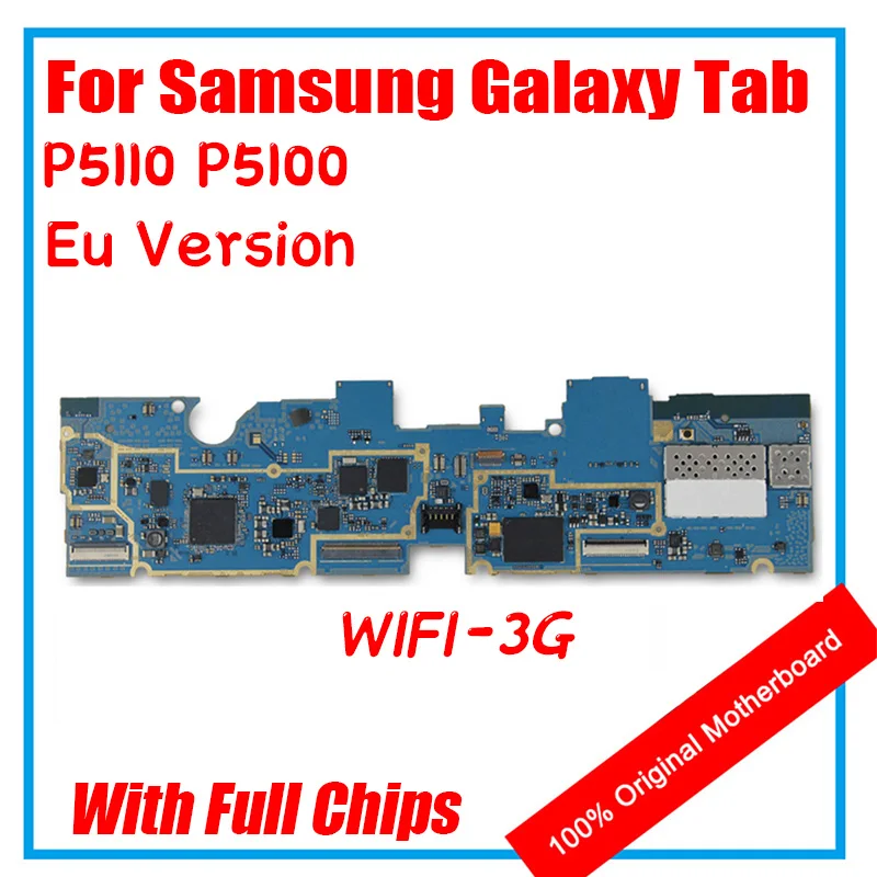 Европейская версия для Samsung Galaxy Tab 2 10. 0 P5100 3G P5110 материнская плата с Wi-Fi логические
