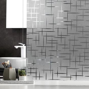 

Decorative Vinyls Privacy No Glue Self-adhesive Film Window Film Frosted Static Film On The Window Stickers Bathroom KK67