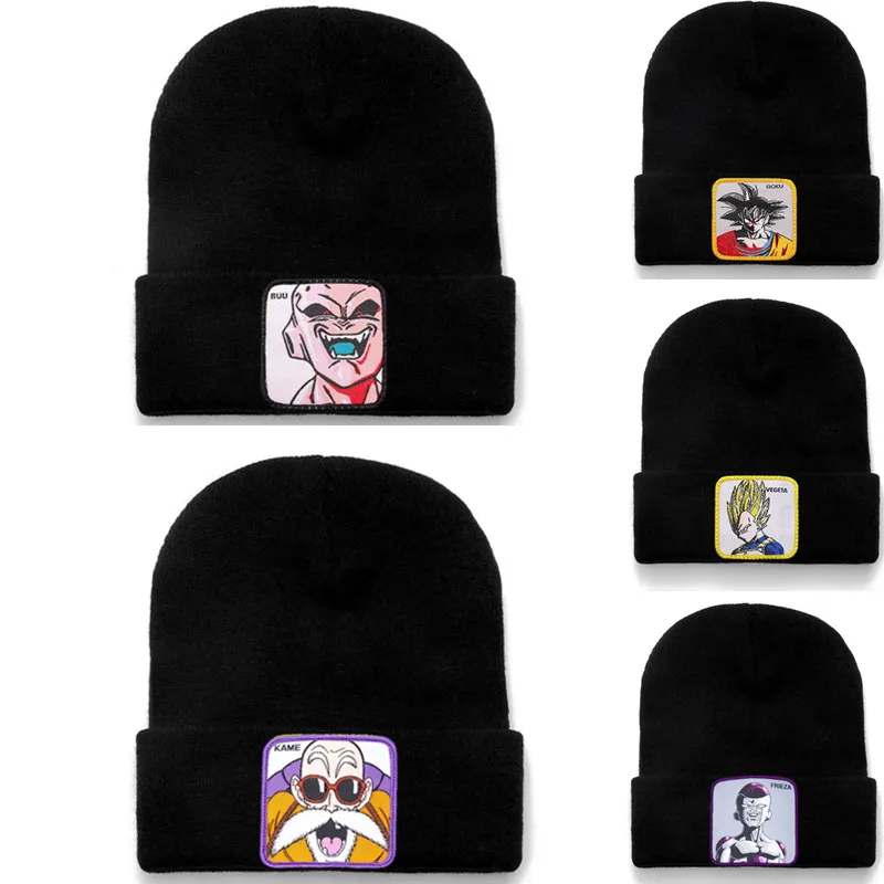 Anime Cartoon Beanie High Quality Cotton Beanies for Men Women Warm