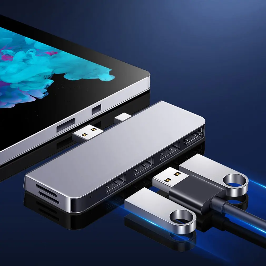 Usb3.0 конвертер планшет для microsoft Pro док-станция для Surface Go Выделенные расширения док-станции аксессуары 4K