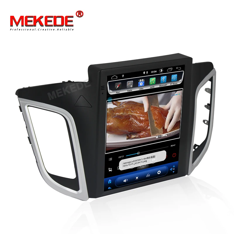 Discount MEKEDE  android 9.0 DSP car dvd gps multimedia player For hyundai creta ix25 car dvd navigation radio video audio player car 3
