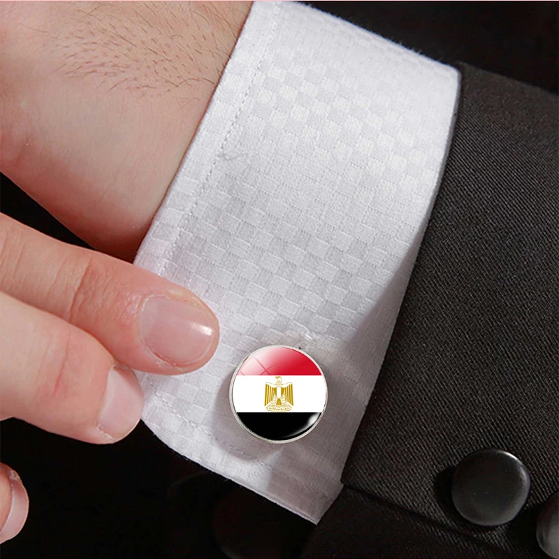 Africa Countries National Flag Tie Clips Men Fashion Silver Metal Tie Bar Clip Egypt Algeria Nigeria South African Flag Pins