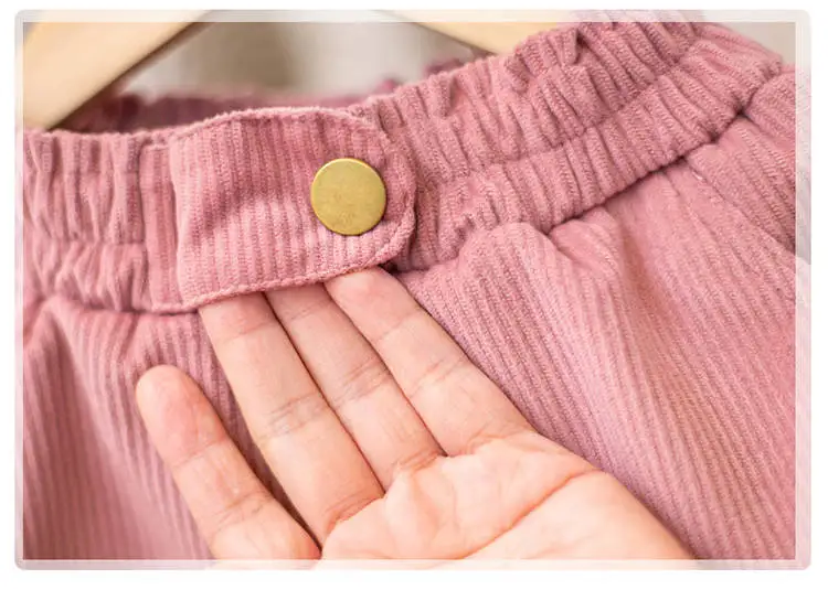 Новое поступление детских шорт, высококачественные вельветовые шорты с эластичной резинкой на талии для девочек 4, 5, 6, 7, 8, 9, 10 лет, штаны для крупных девочек на осень и зиму