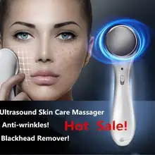 Ультразвук женщина против морщин отбеливает ионная подтяжка лица красота устройство очиститель удаления морщин Подтяжка Кожи Массажер Уход за кожей