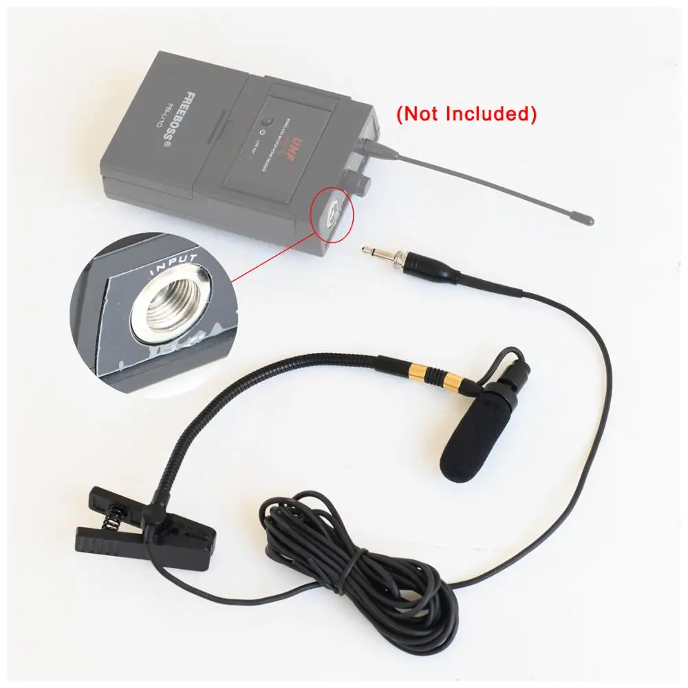 Мини микрофон для музыкальных инструментов 3 контакта 4 разъем XLR 5 мм|Микрофоны| |