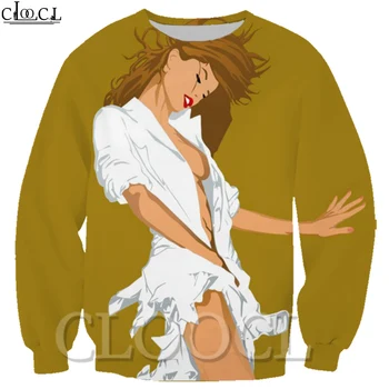 

CLOOCL Unisex Sweatshirt Sexy Girl Pattern 3D Printed Harajuku Pullovers Fashion Autumn Unisex Harajuku Tracksuit