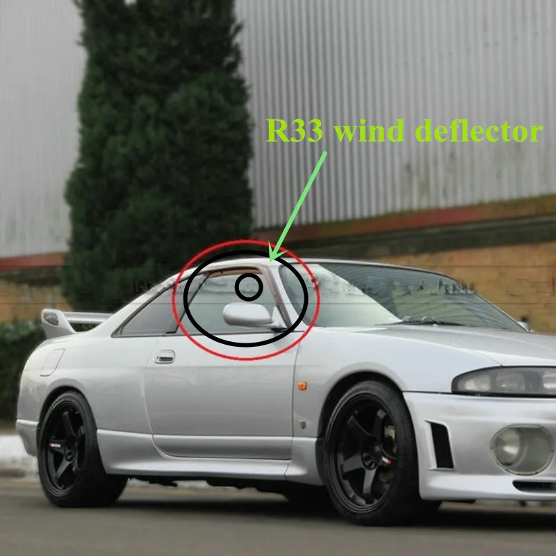 Для Skyline R33 GTR ветроотражатель из углеродного волокна