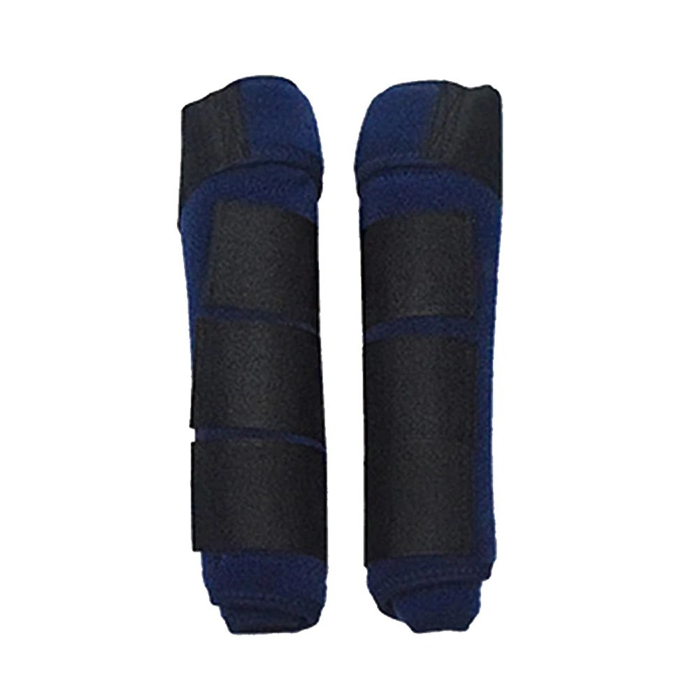 

1 Pair Leg Guards Riding Protective Gear Horse Adjustable Equestrian Sports Training High Elastic Cloth Outdoor Magic Sticker