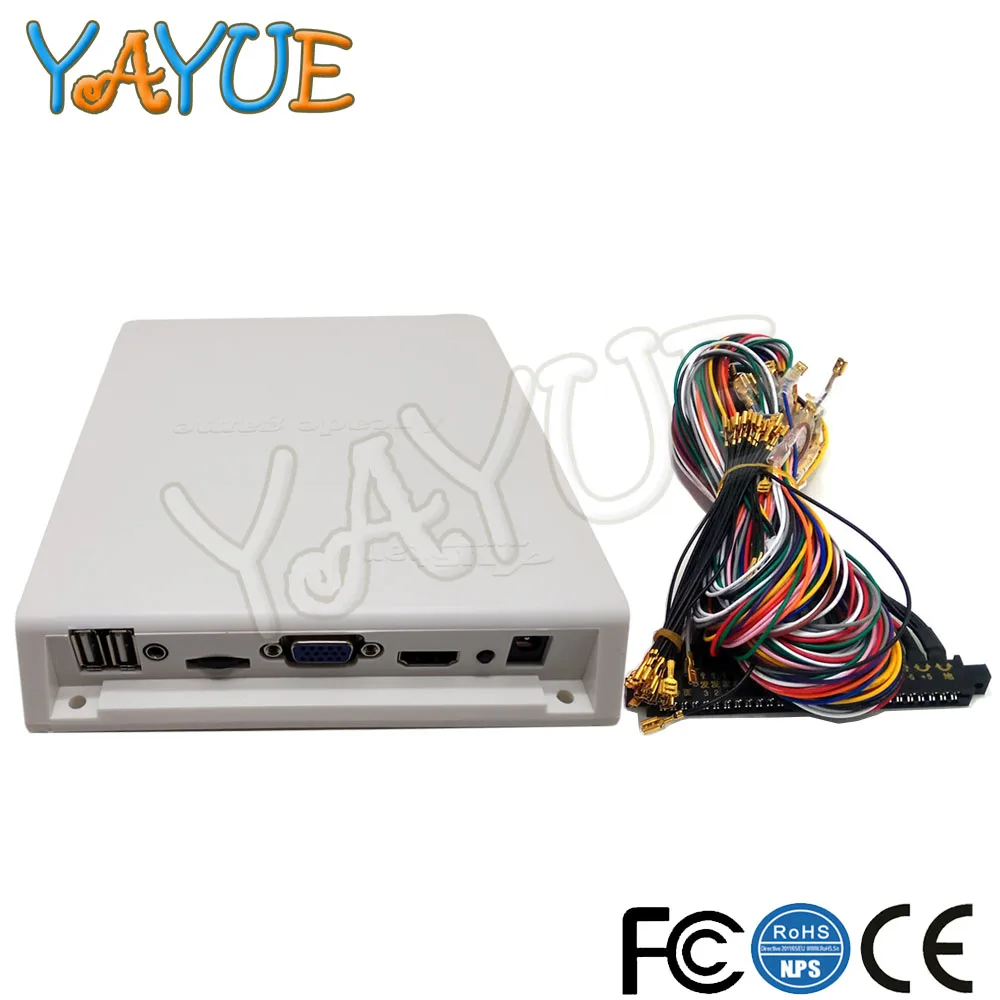 2600/1660 в 1 игра PCB 3D аркадная игра Pcb Jamma версия шкаф доска с Jamma жгут VGA/HDMI выход для аркадной машины - Цвет: 2600 PCB W Cable