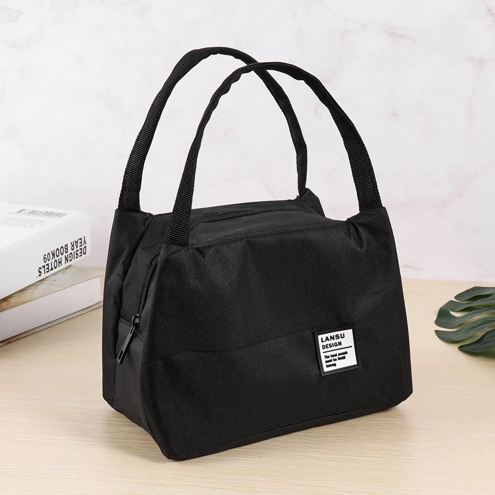 Portable Lunch Bag New Thermal Insulated Lunch Box Tote Cooler Bag Bento Pouch Lunch Container School Food Storage Bags