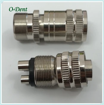 

10pcs Dental High Speed Handpiece Turbine Adapter from 4 Holes to 2 Holes convertor Connector Tool for Air Motor