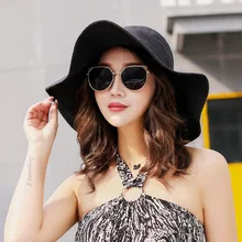 Ковш шляпа модный кожаный ремень декоративный женский Осень Зима дней корейский Стиль Повседневный Универсальный вельвет ведро регулируемый