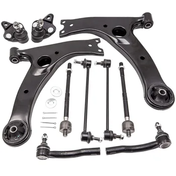 

10X Control Arm Front Lower W/Ball Joint Tie Rod End Sway Bar For Toyota Corolla 2003-2008 ES80432