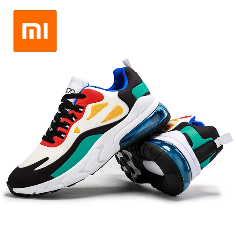 Xiaomi, мужская повседневная обувь, модные мужские кроссовки с воздушной подушкой, дышащая Спортивная обувь для бега, обувь из искусственной кожи с сеткой, Tenis Masculino Adulto