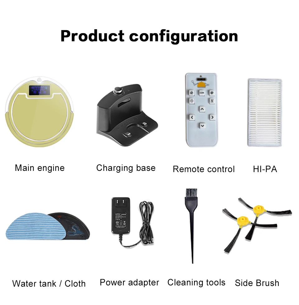 Hot Fully Automatic Planning Recharge Remote Control Smart Vacuum Cleaner Robot Mopping Sweeping Suction Vacuum Cleaner Robot