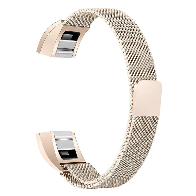 champagne gold Для Fitbit Alta HR и Alta Milanese сменный ремешок маленький и большой(5,"-8,6") для Fitbit ремешки сильная Магнитная застежка - Цвет ремешка: champagne gold