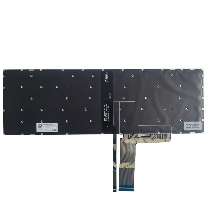 Teclado Russianportátil para Lenovo Ideapad L34017 L340-15 L340-17irh L340-15irh com Luz de Fundo Azul Novo ru Teclado de substituição - Imagem 3