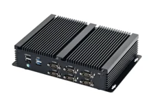 Çift intel i211 LAN 6 * COM RS232 RS485 destek 4G SIM PS2 fansız Mini PC dört çekirdekli i7 8550U bilgisayar i5 7267U i7 6500U i5 8250U