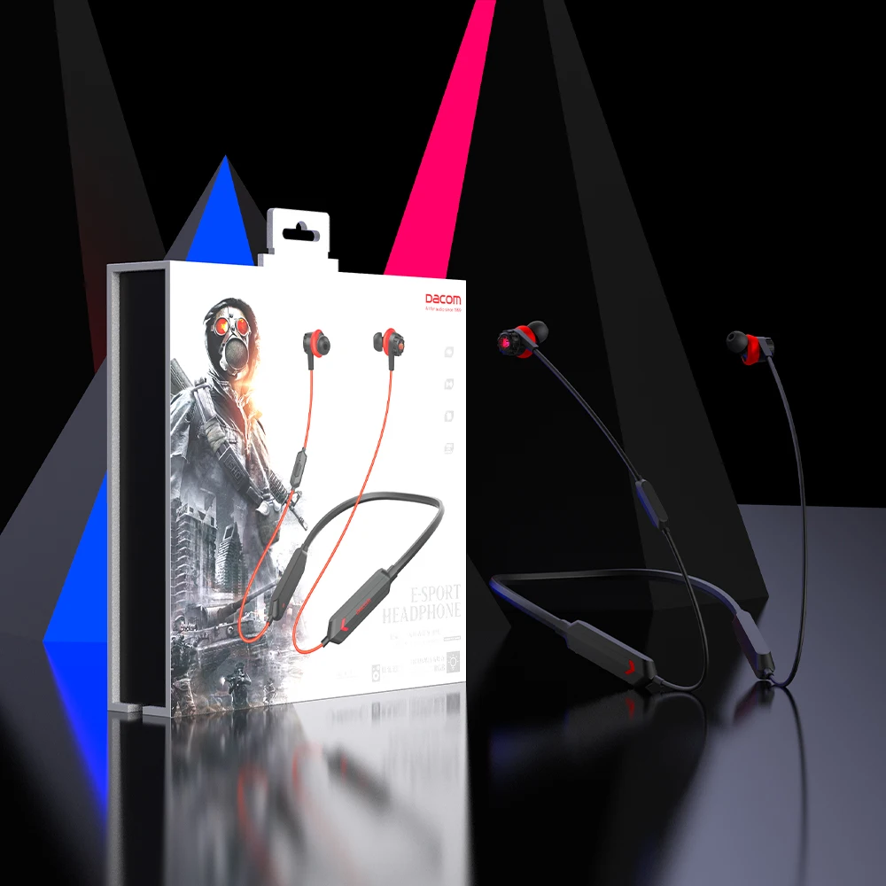 DACOM GH02 беспроводные наушники Apt-X Bluetooth гарнитура RGB свет 3D стерео Встроенный микрофон для мобильных игр для Xiaomi huawei iPhone