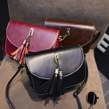 

Hot Selling 2020 Summer New Style Tassels Mini Square Sling Bag WOMEN'S Fashion Handbag Mobile Phone Bag Shoulder Bag