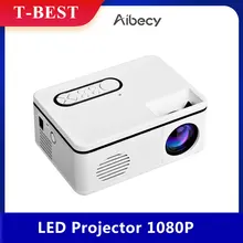 Aibecy S361 Mini Portable LED Projector Support 1080P 600 Lumens Built-in Speaker Multimedia Video Movie Projector Home Theater