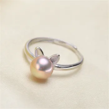 

Classic female Gold color ring Silver Pearl Ring Accessories for women Ladies wholesale jewelry Fashion Accessories rings