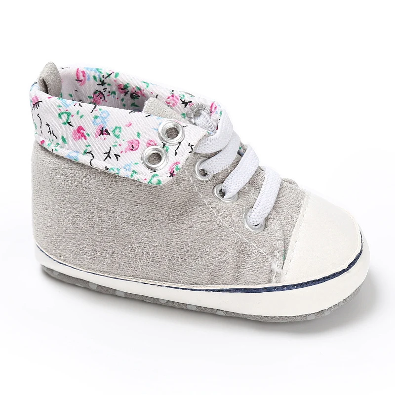 Fashion Newborn Baby Girls Shoes Soft Sole Anti-slip Floral Print Casual Kid little girl shoes toddler snekers
