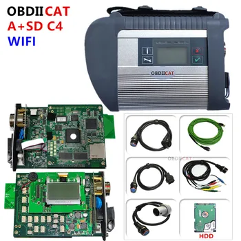 

A+++ Quality Full Chip V2020.06 software HDD STAR C4 MB SD Connect Compact 4 Diagnostic Tool with WIFI Function