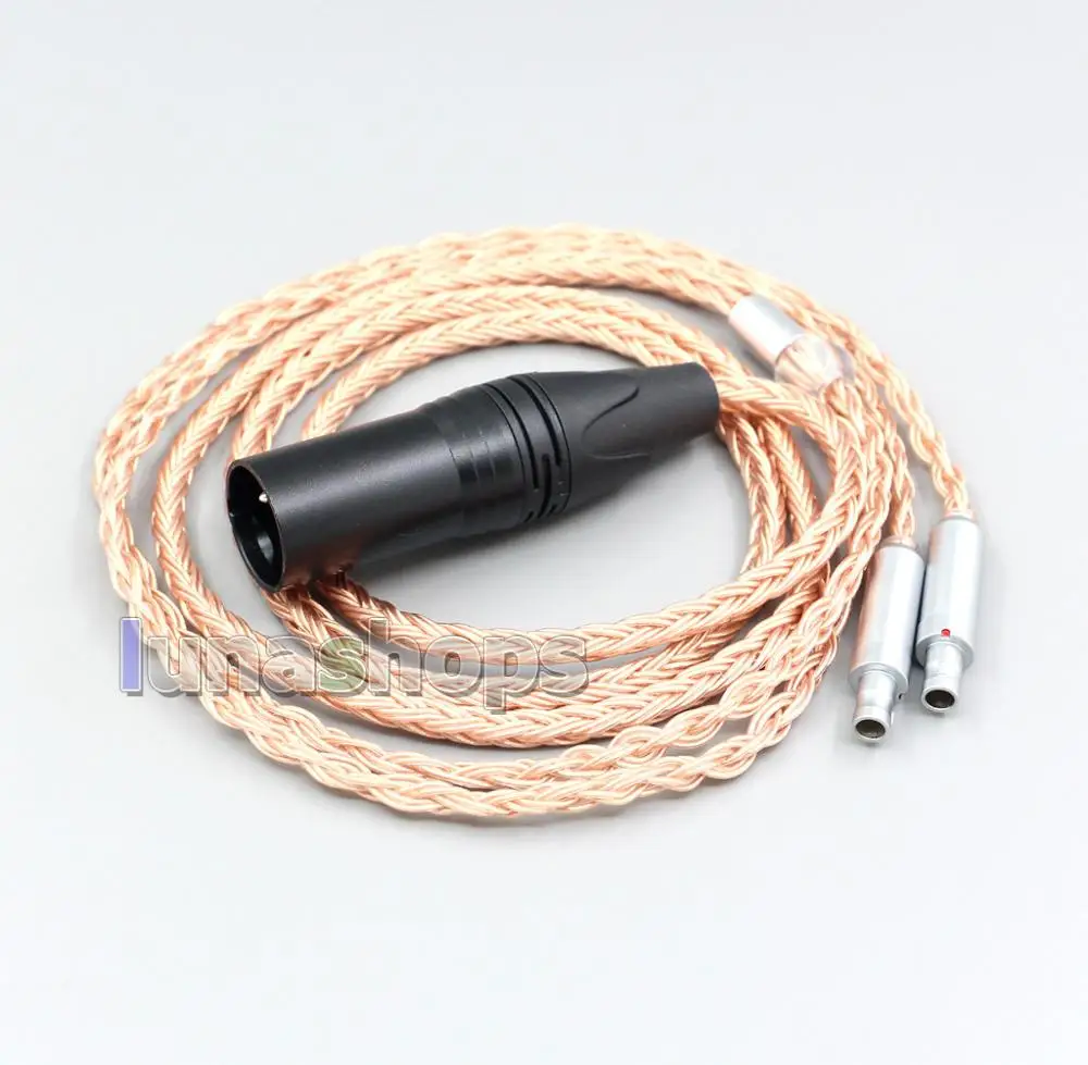 XLR 3 4 Pole 6 5mm 16 Core OCC Headphone Cable For Sennheiser HD800 HD800s HD820s HD820 Enigma Acoustics Dharma D1000 LN006854