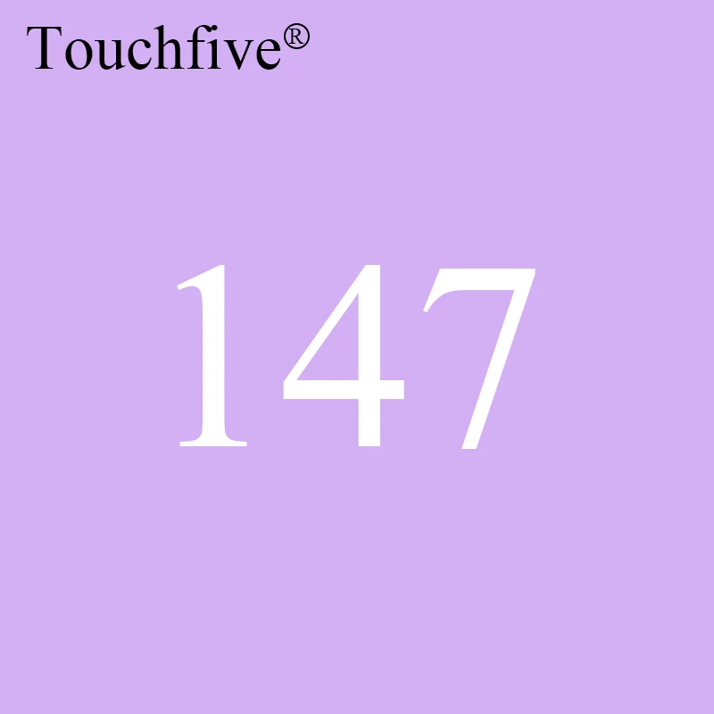 147 Touchfive дополнительный цвет Dual Head художественные маркеры одиночные на спиртовой основе эскизные маркеры манга кисть для рисования; ручка краски - Цвет: 147