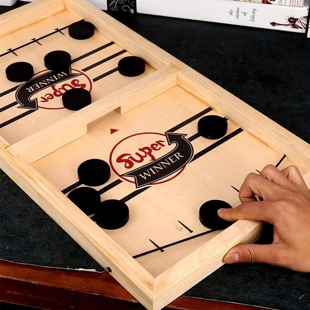 Table Board Games Hockey Board-Game Fast Hockey Sling Puck Game Paced Sling 