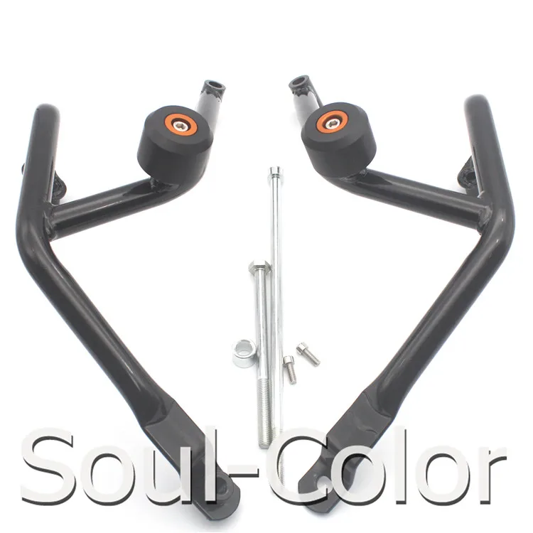 Аксессуары для мотоциклов подходят для KTM DUKE390 DUKE250 DUKE 390 250 13-16 Crash Bar рамка защитный кожух двигателя бампер - Цвет: new model black