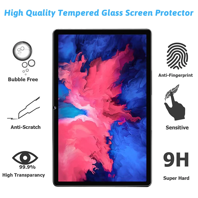 9H Tempered Glass for Lenovo Tab 11 11.0'' TB-J606F Protective Film Tablet Screen Protector For Lenovo Tab P11 Protective Film 6
