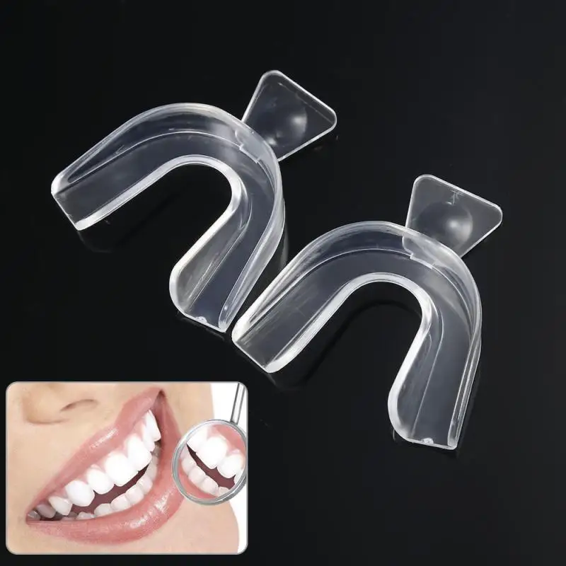 2 Pcs Thermoforming Mouthguard Teeth Whitening Trays Bleaching Tooth Whitener Mouth Guard Care Oral Hygiene | Красота и здоровье