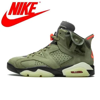 

Original Air Jordan 6 Black Infrared Basketball comfortable Shoes RETRO CNY Sport Sneaker TS Green