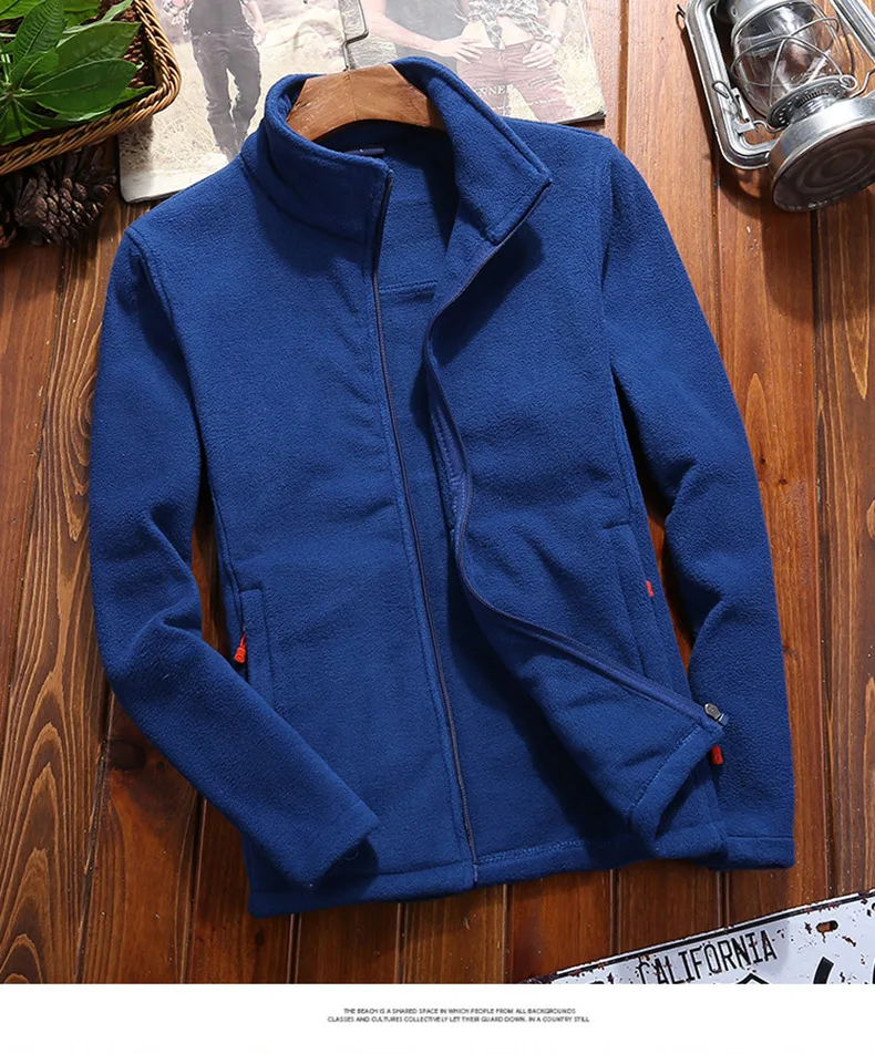 Флисовый мужской Флисовый жакет, блузы, верхняя одежда, плащ, куртка, подкладка, весна и осень и зима, двухсторонняя плотная толстовка с капюшоном