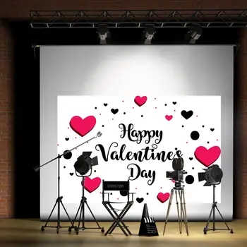

Vintage Party Backdrops Hot Selling Durable Valentines Day Photography Backdrop Photo Studio Video Background Theme Photo Decor