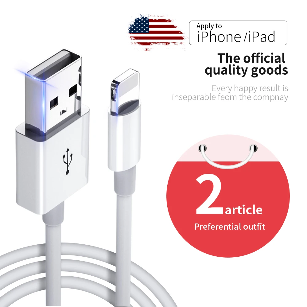 

Meide usb cable for iphone cable 11 pro max Xs Xr X 8 7 6 plus 6s 5 s plus ipad mini 4 fast charging cables mobile phone charger